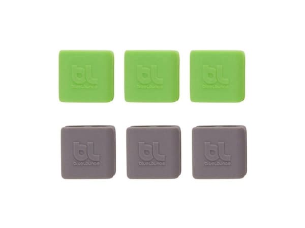 Bluelounge CableClip Small, Grön, Grå, 25 mm, 26 mm, 11 mm