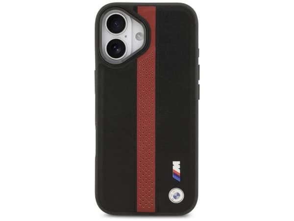 BMW M Perforated Stripe Logo MagSafe Case for iPhone 17 - Red