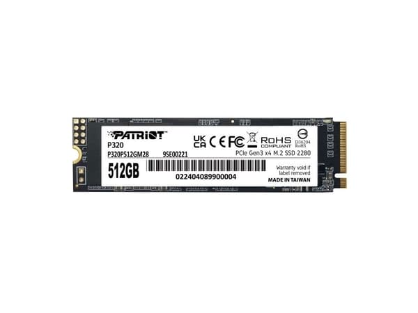 Patriot Memory P320, 512 GB, M.2
