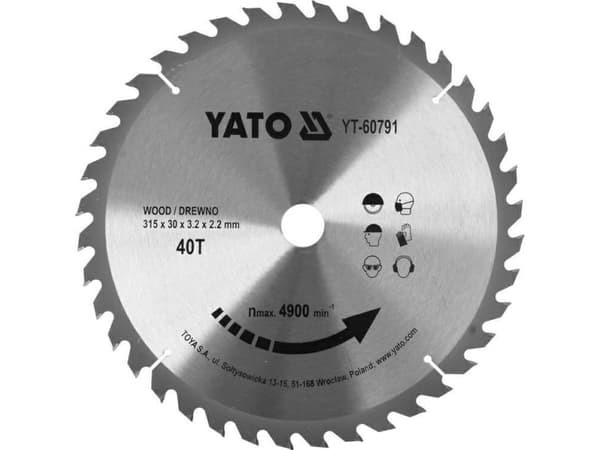 YATO CIRCULAR SAW 315*40*30 60791