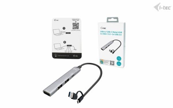 I-TEC USB-A/USB-C 4-PORTERS HUB 1X USB-C 3.1+3X USB 2.0