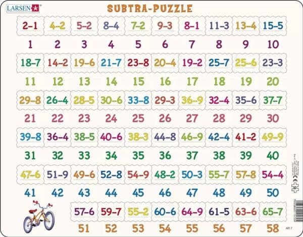 Larsen Maxi Subtra Puzzle 58 pcs Puzzle