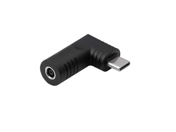 Akyga AK-ND-D13, USB type C, 4.5 x 3.0 mm + pin, musta