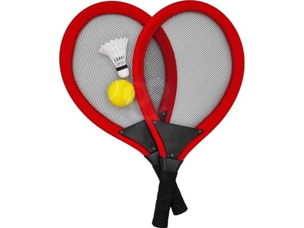 Woopie WOOPIE Stora badmintonracketar för barn + boll Aileron