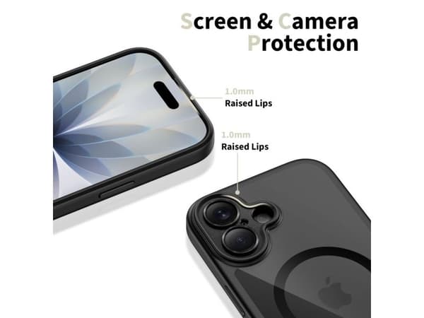 Tech-Protect Magpeak Magsafe CC-skal till iPhone 17 - Clear Black
