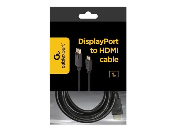 Cablexpert CC-DP-HDMI-1M - Adapterkabel - DisplayPort til HDMI til - 1 m