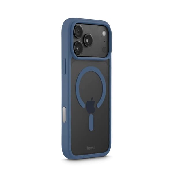 Hama Frame Protect, Mobilskal, Apple, iPhone 17 Pro Max / 18 Pro Max, 17,5 cm (6.9"), Blå, Transparent
