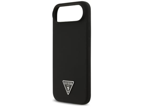 Case Guess Silicone Triangle Logo MagSafe for iPhone 17 Air black