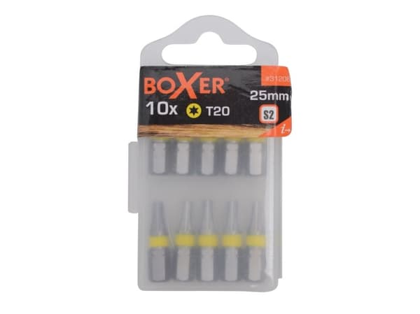 Boxer® bits 10 pak i æske. TORX 20