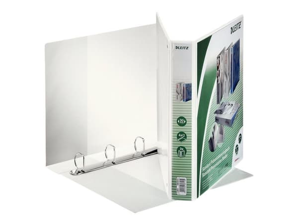 Leitz Standard - Presentationsringpärm - ryggbredd: 51 mm - för A4 Maxi - kapacitet: 300 ark - vit