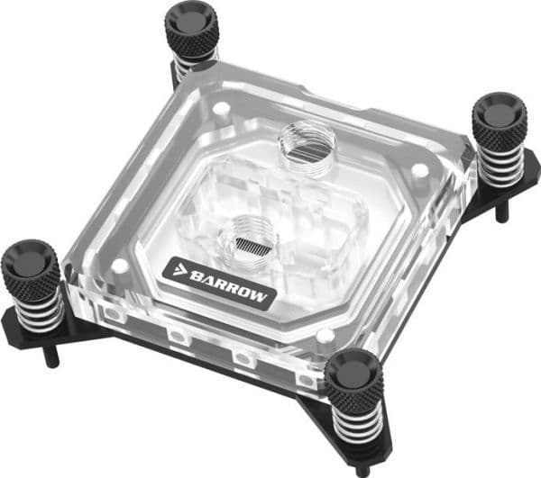Barrow Intel CPU Waterblock RGB, akryyli - musta