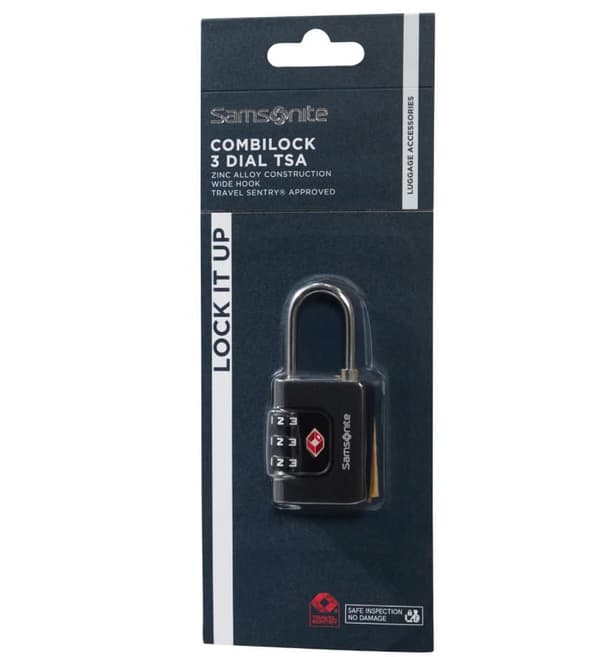 Samsonite Combilock 3 Dial Tsa, Black