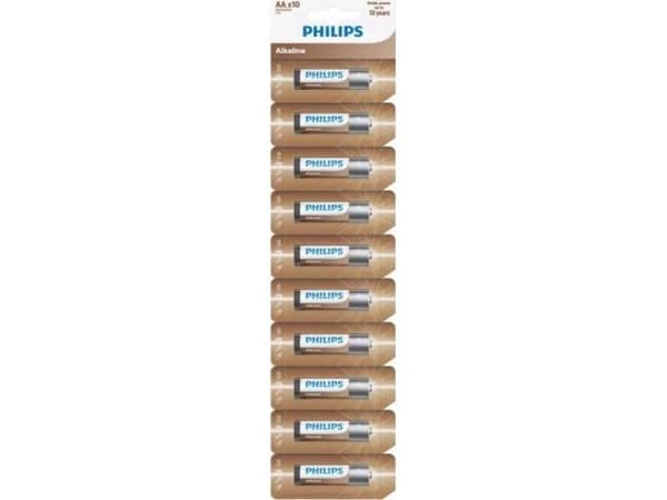Philips Ultra Alkaline LR6/AA-batterier 10 st.