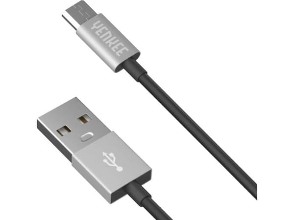 Yenkee USB-A til microUSB-kabel 2 m sølv (45013676)