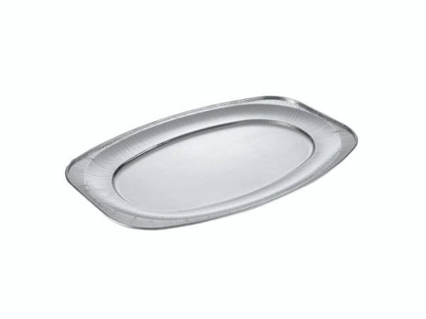 Serveringsfat, Plus Pack, rektangulär 548 x 359 x 22 mm, aluminium, large, förpackning med 10 st