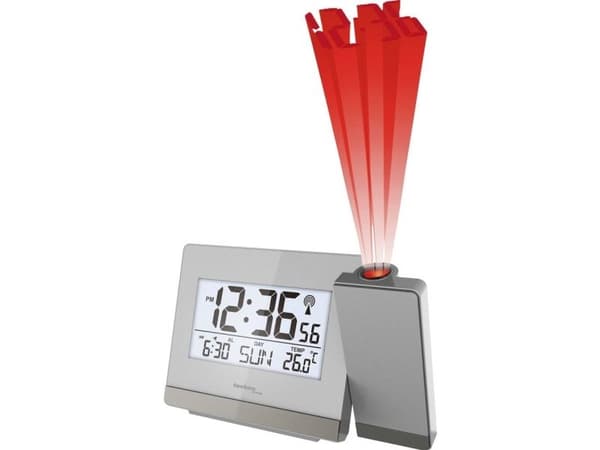 Technoline WT 538, Digitaalinen herätyskello, Harmaa, Aika, AAA Micro LR03, 147 mm, 92 mm