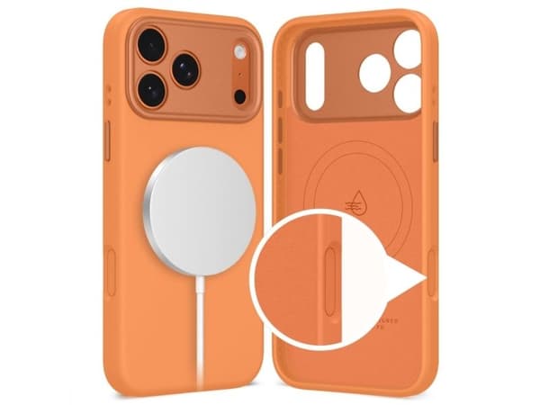 Tech-Protect Uniq MagSafe-deksel til iPhone 17 Pro Max - oransje
