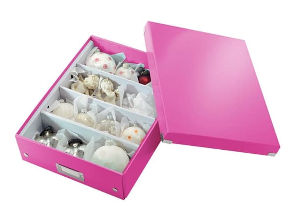 Leitz Click & Store WOW Medium - Förvaringsbox - rosa