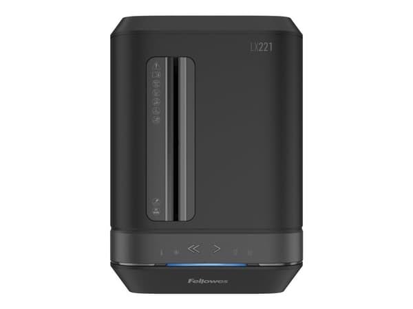 Makulator Fellowes Powershred® LX221 micro-cut 2x12 mm sort (P-5)