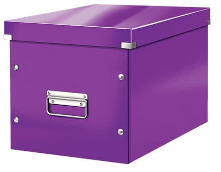 Leitz Click & Store Cube Large - Förvaringsbox - lila
