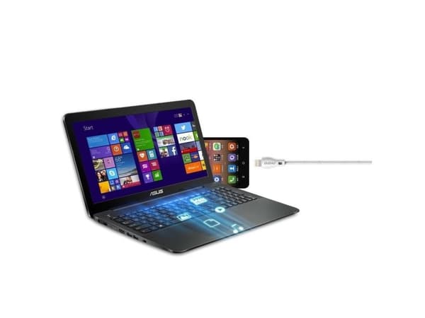 Dudao micro USB-kaapeli 2.4A 2m valkoinen (L4M 2m valkoinen)