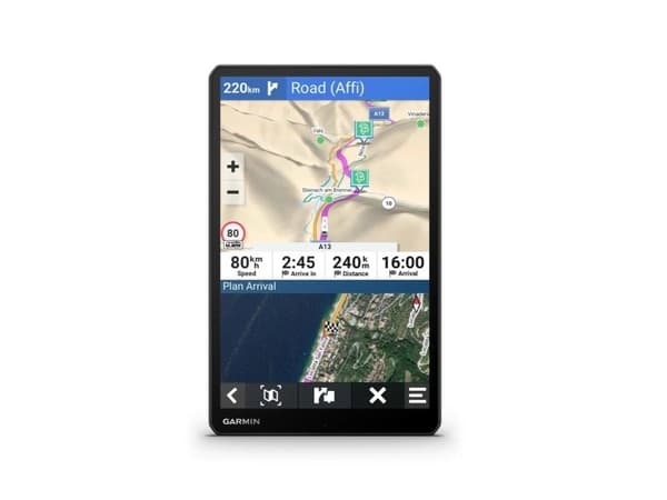 Garmin Camper 795 - Bil bredbild