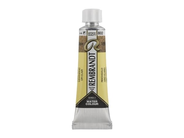 Rembrandt akvarellfärg rör Light Gold 802