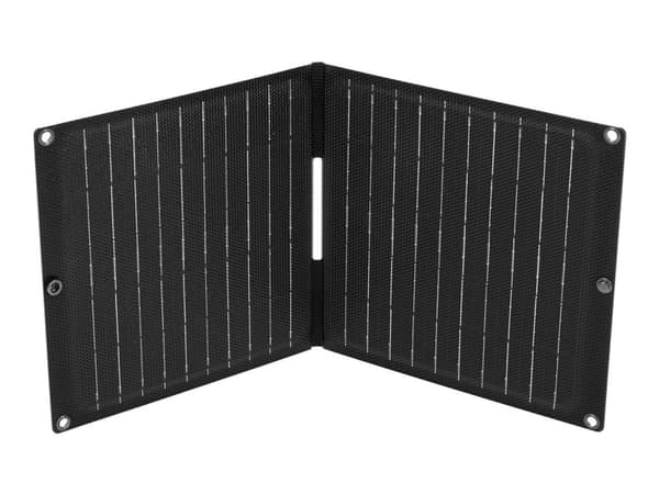 Sandberg - Solcellsladdare - lightweight - 15 Watt - 2 A - 2 utdatakontakter (USB, USB-C)