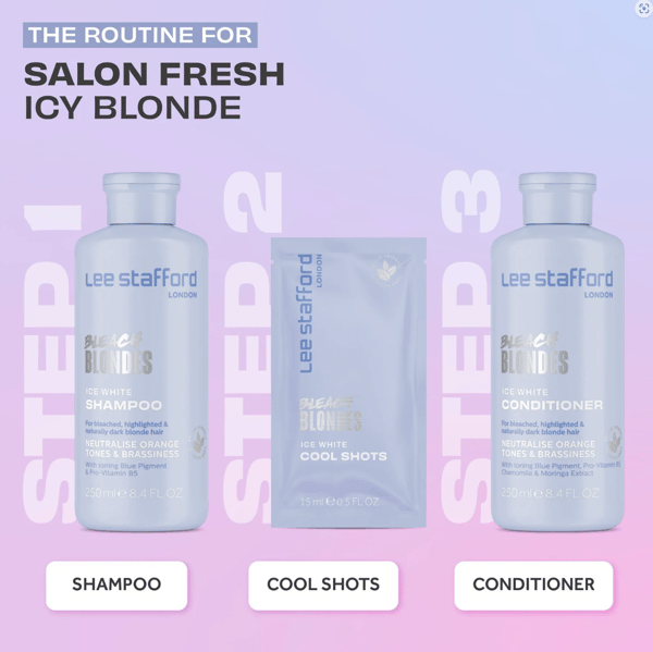 Lee Stafford Bleach Blondes Ice White Cool Shots