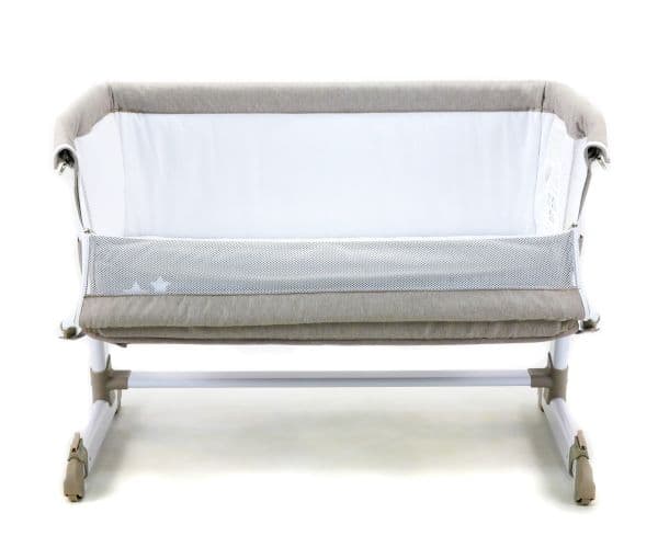 Asalvo Bed Side Crib, Melange Beige