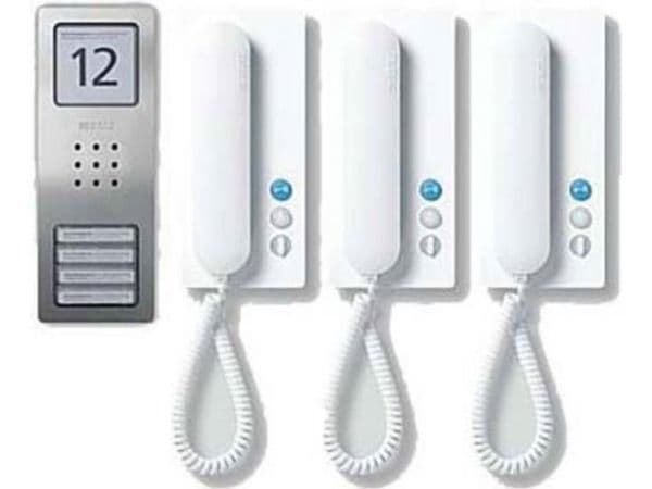 Siedle SET CA 812-3 E/W, Kabel, Rostfritt stål, Vit, Vägg