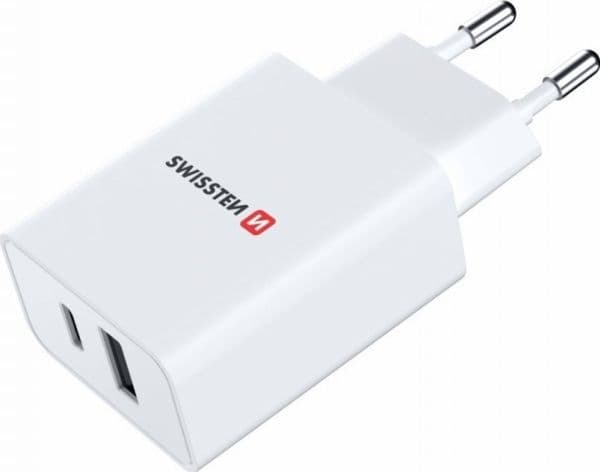 Swissten 22037000, inomhus, AC, 5 V, Vit
