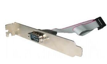 Cablexpert - Seriell panel - DB-9 (hane) till 10 pin IDC (hane) - 25 cm