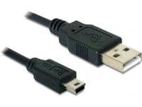 Delock - USB-kabel - USB (hane) till mini-USB typ B (hane) - 1 m