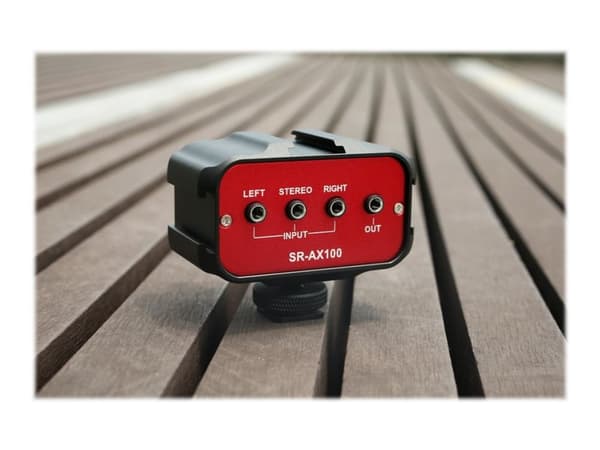 Saramonic SR-AX100 audio switch Black, Red