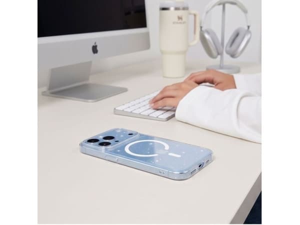 Tech-Protect FlexAir MagSafe iPhone 17 Pro / 18 Pro Case - Clear Glitter