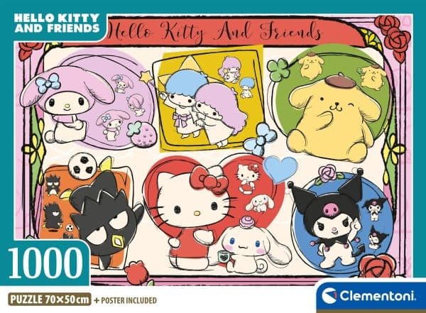 CLE puslespill 1000 Compact HelloKitty 37118