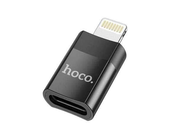 USB-adapter Hoco UA17 USB-A til Lightning, svart