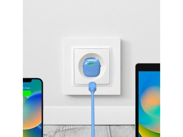 PURO PUFCMTCUSBC20WGBLUE, inomhus, AC, 12 V, Blå