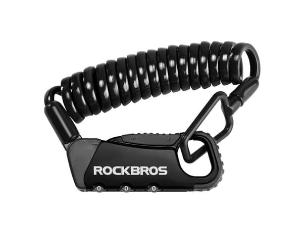 RockBros sykkellås RBK6N med kode - svart