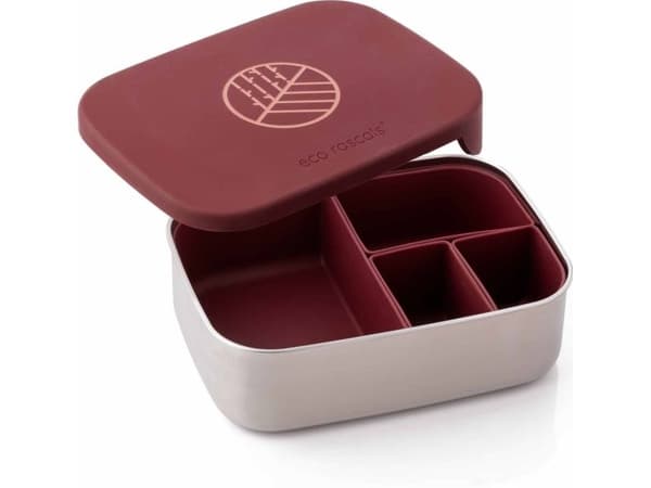 ECORASCALS classic bento matlåda vinröd