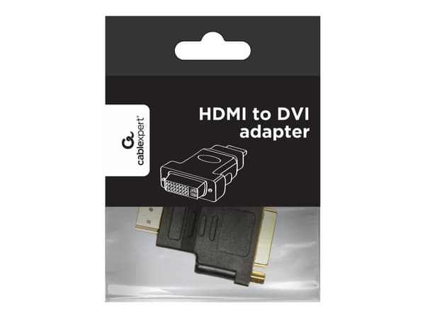 Cablexpert A-HDMI-DVI-3 - Videoadapter - HDMI han til DVI-D hun