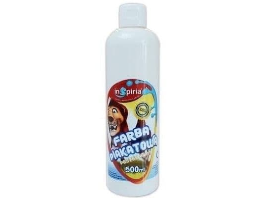 Plakatmaling hvit 500 ml