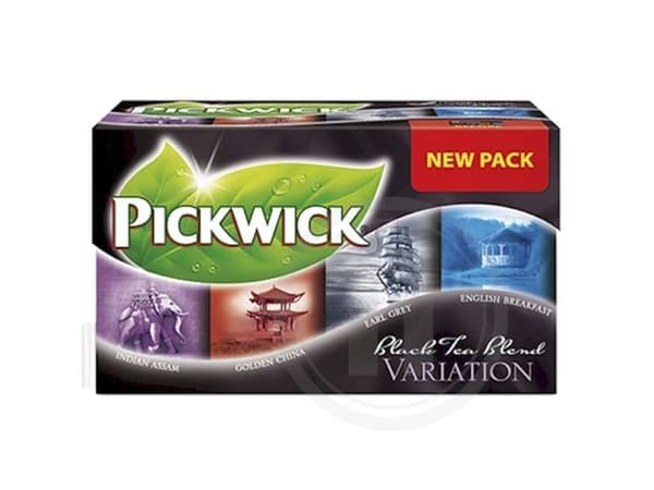 Te, Pickwick, Black, förpackning 20 st