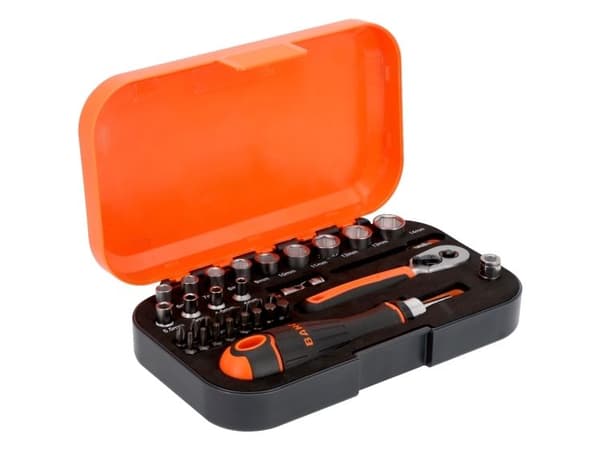 Bahco verktygssats 1/4" 34 delar