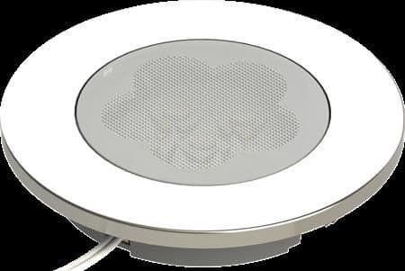 ID-LED spot, 2,3W 3000K, 12V, stål