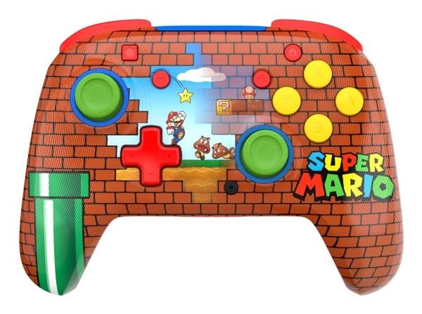 Turtle Beach Rematch - Håndkonsoll - trådløs - Mario murstein - for Nintendo Switch, Nintendo Switch 2, Nintendo Switch Lite, Nintendo Switch OLED