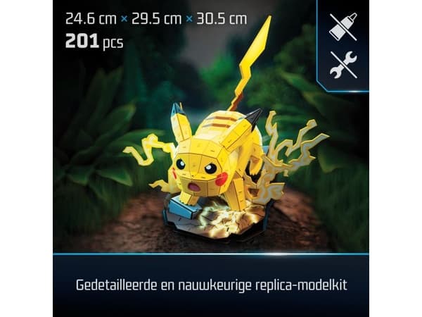 4D-pussel Pokemon 30 cm - Pikachu
