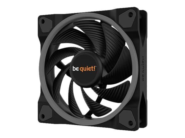 be quiet! Light Wings - tuulettimella varustettu insertti - 120 mm - musta (3 kpl)