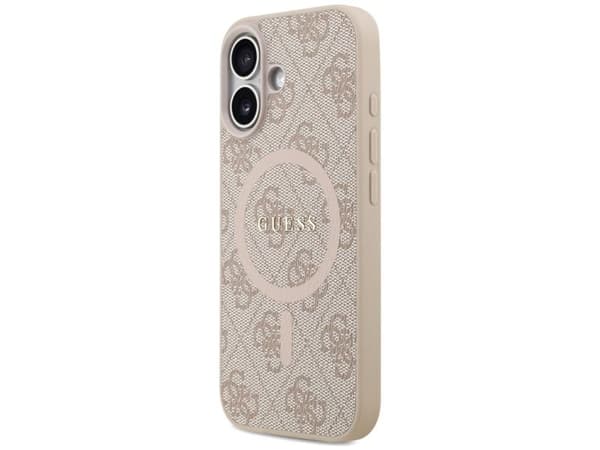 Guess 4G Ring Classic Logo MagSafe-deksel til iPhone 17 - Pink